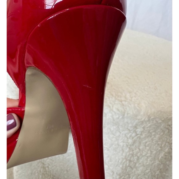 Nine West Constance Platform Peep Toe Pumps - Picture 10 of 10